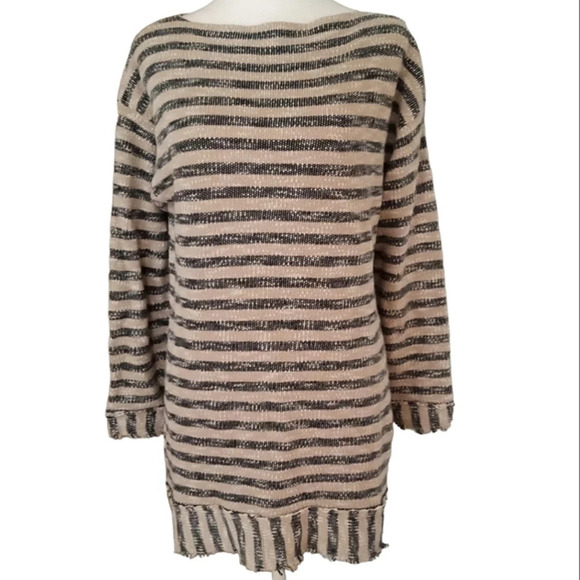 Soft Surroundings Marina Pullover Nautical Stripes 100% Cotton Size Medium - Picture 2 of 6